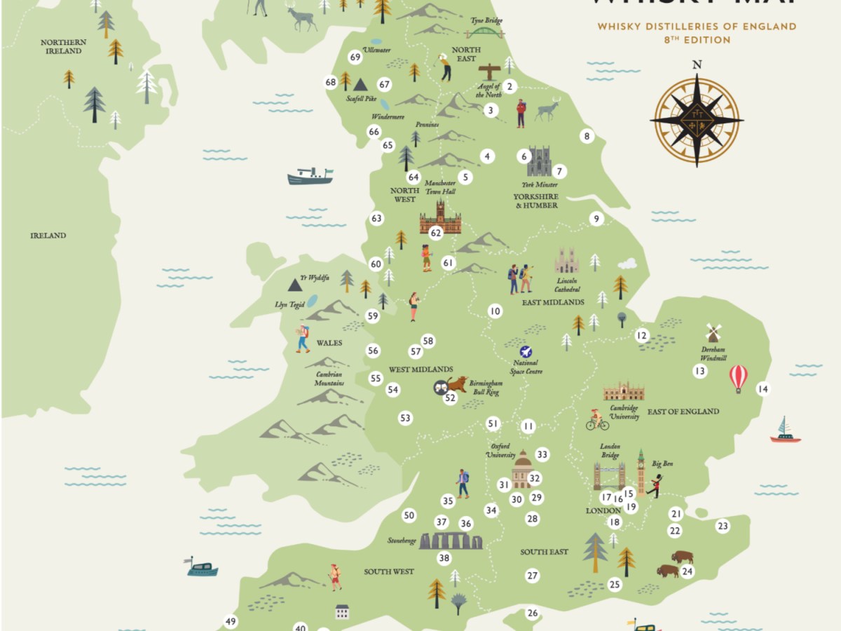 Cooper King Distillery launches its 2026 English Whisky&nbsp;Map