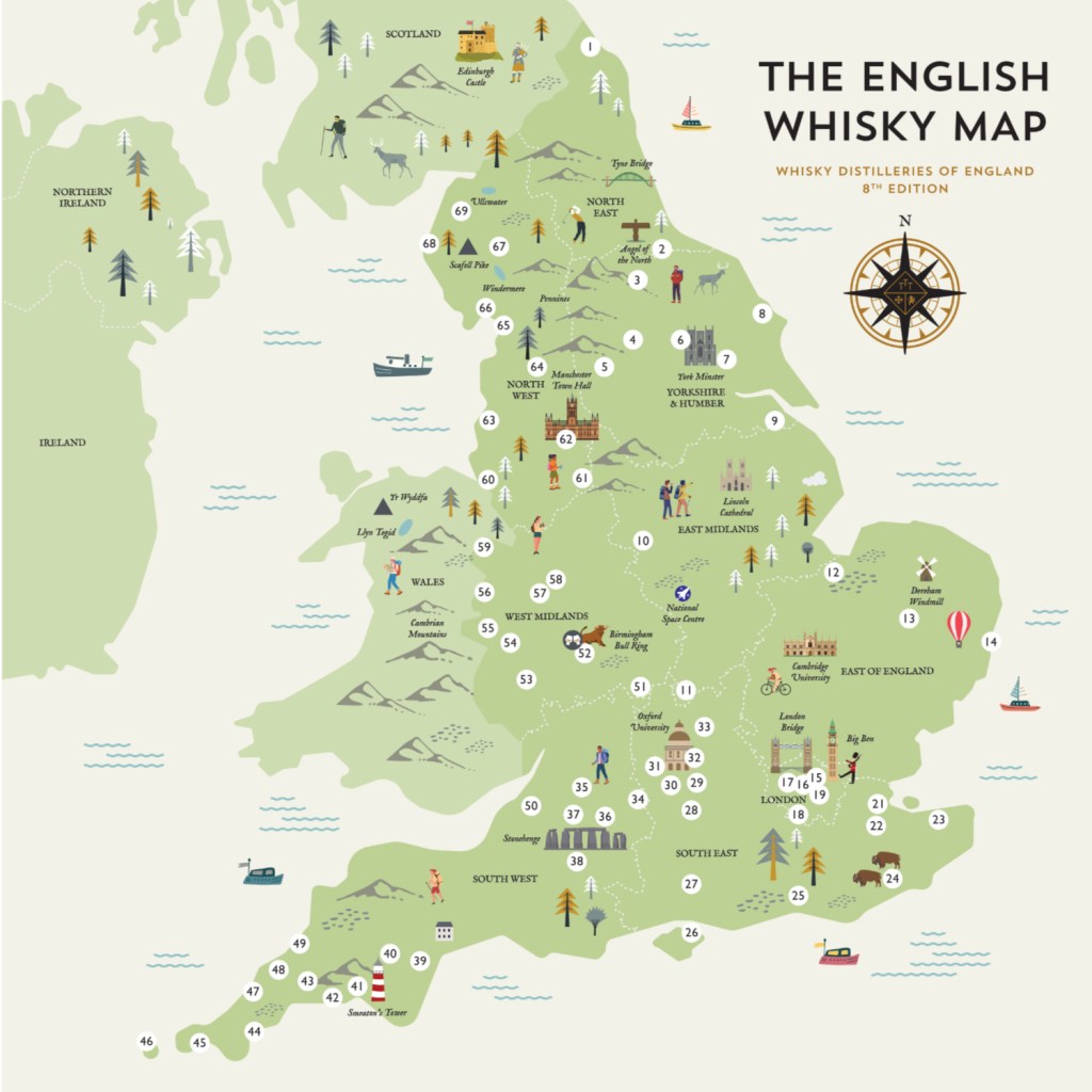 Cooper King Distillery launches its 2026 English Whisky&nbsp;Map